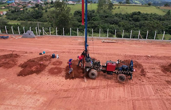 Foto da obra: Fundação para planta industrial